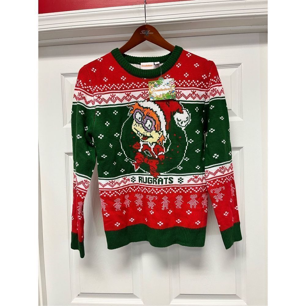 Nickelodeon Rugrats Ugly Christmas Sweater sz M NWT